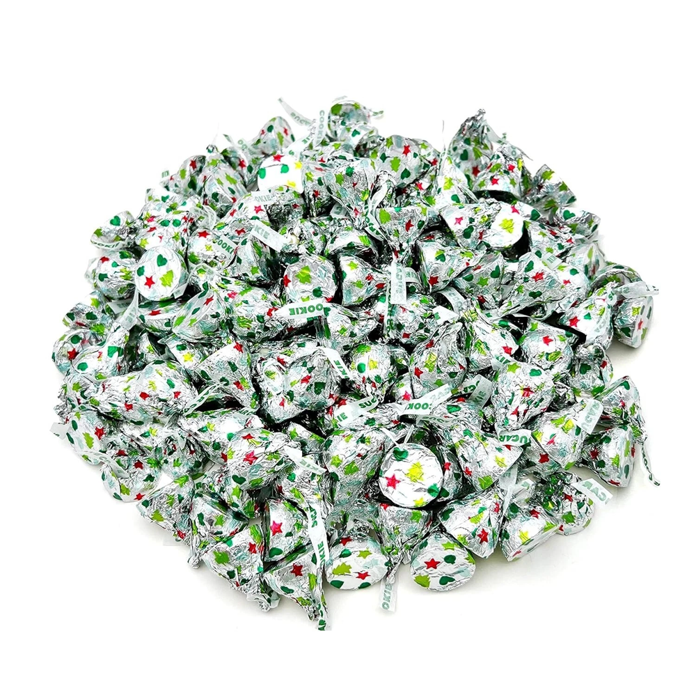HERSHEY'S Kisses Sugar Cookie White Crème, Holiday Candy (5 Pound Bag)