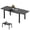 Black, variant on SERWALL HDPE Outdoor Dining Chairs Set of 2, All Weather Patio Chairs for Deck, Lawn or Garden, Black