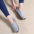 thumbnail image 5 of Loafers for Women Comfortable Business Casual Shoes Womens Dressy Slip On Office Work Flats Shoes Women's Solid Color Round Toe Penny Shoes, 5 of 9