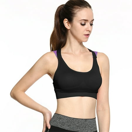 Women Sports Bra Cross Beautiful No Underwires Shockproof Running Yoga ...