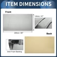 thumbnail image 4 of Tela de tapiz de techo Unique Bargains 80" L x 57" W para coche, camión, RV, SUV, barco, reparación de techo de bricolaje, respaldo de espuma, tela de ante gris claro, 4 of 7