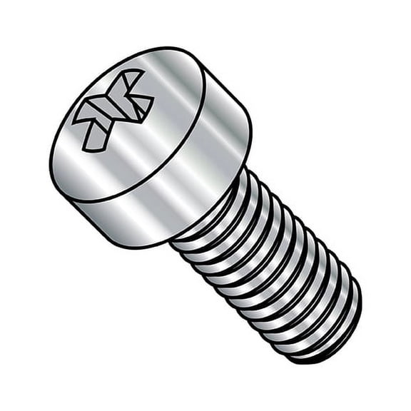 8-32X3/4 Phillips Fillister Machine Screw Fully Threaded 18-8 Stainless Steel (Pack Qty 4,000) BC-0812MPL188