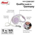 thumbnail image 2 of Flexi New Comfort Small Tape Retractable Dog Leash, 16 ft, Pink (For dogs up to 33 lbs), 2 of 6