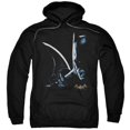 thumbnail image 1 of Batman AA & Arkham Batman Sweat à Capuche Adulte, Noir - 4X, 1 of 1