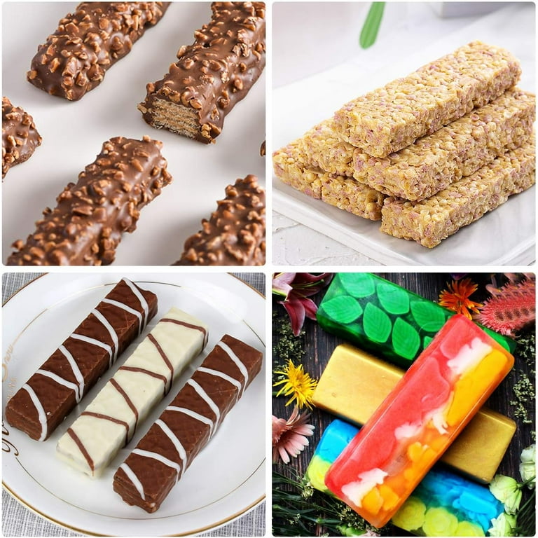 2 Pieces 12 Cavity Rectangle Granola Bar Silicone Mold/Nutrition/Cereal Bar