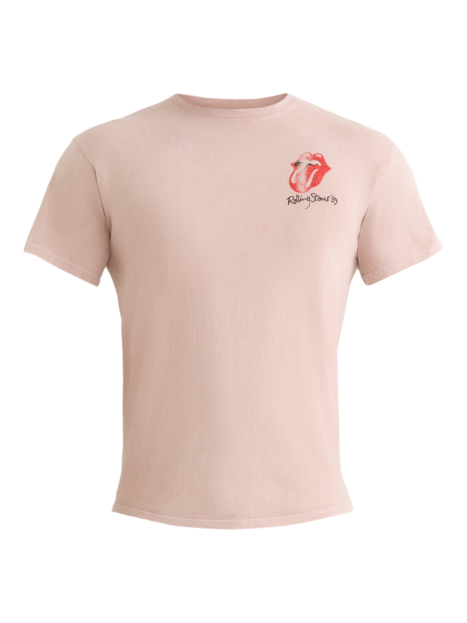 Rolling Stones Men's and Big Men's Front Back Graphic Cotton Band Tee with Short Sleeves, Sizes S-3XL