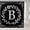 Black White B, variant on Monogram Letter W Waterproof Bathroom Curtains 72" W X 72" L Black White Shower Curtain Personalized Gifts For Adult Teen Girls Frends Boho Damask Floral Branches Minimalist Bathroom Shower Curtain