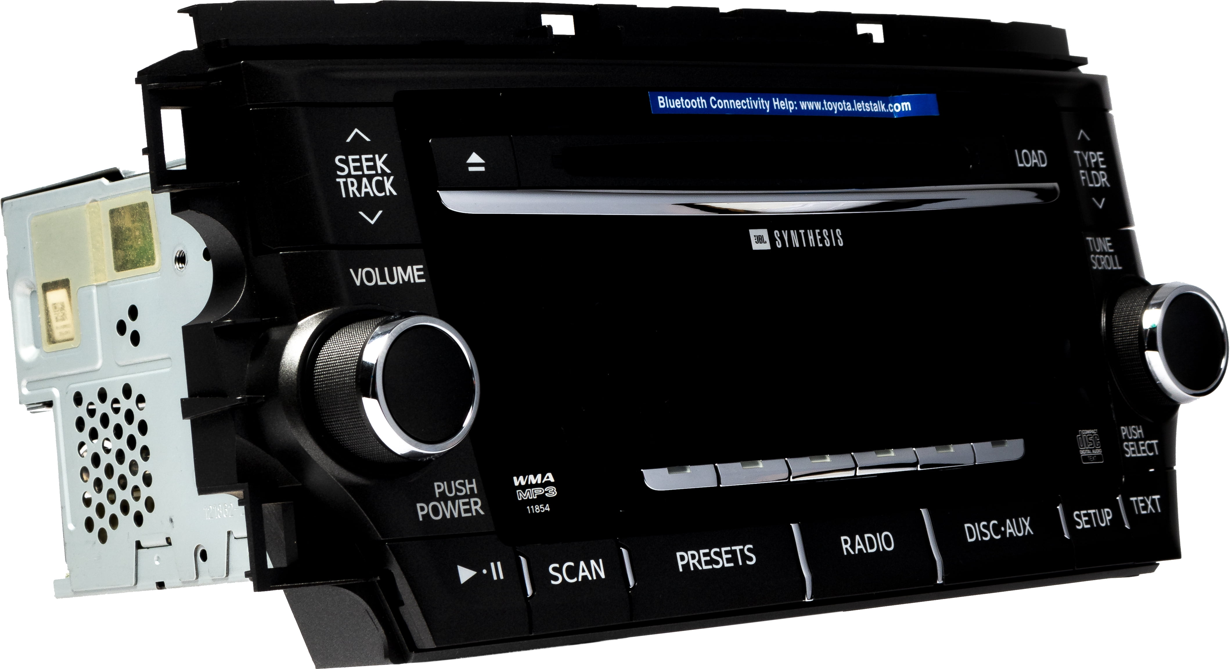 Restored 2011-12 Toyota Avalon AMFM Radio Single Disc CD MP3 Player 8612007120 Face 11854 (Refurbished)