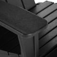 thumbnail image 6 of FADINGFREE Outdoor Patio Rocking Chair, All-Weather HDPE Patio Rocker with Wide Armrests for Porch, Lawn & Garden, Black, 6 of 9