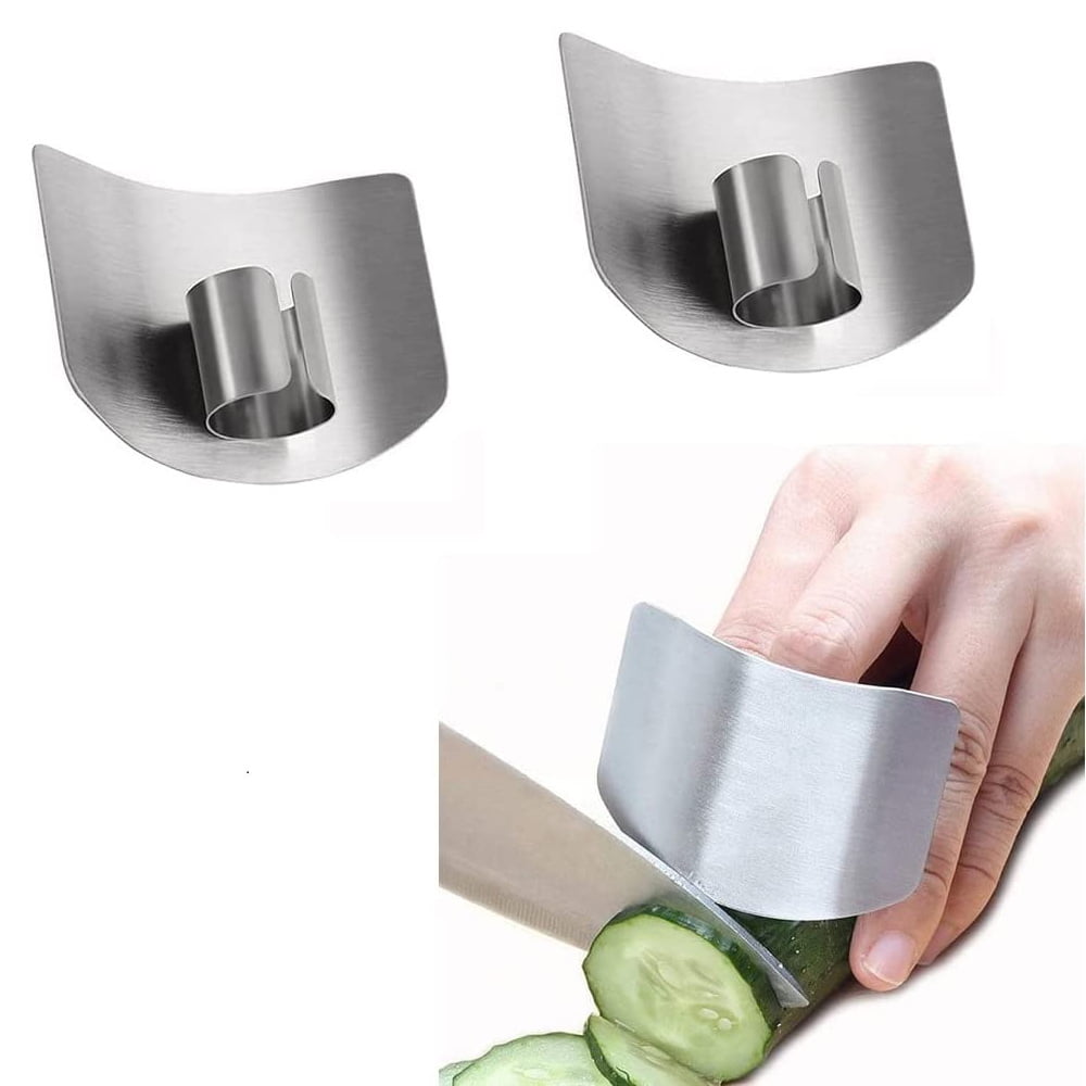 Stainless Steel Finger Protector Anti-cut Finger Guard Safe Vegetable  Cutting Hand Protecter Kitchen Gadgets Kitchen Accessories - AliExpress