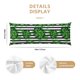 thumbnail image 3 of Balery Palm Greenery Funda Protectora para Almohada Corporal de Algodón Hipoalergénico con Cierre(55 x 21 pulgadas), Almohadas No Incluidas, 3 of 7