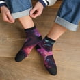 thumbnail image 3 of Pofeuu Neon Futuristic Dragon Print 30cm Socks, Adult Running Hiking Socks for Youth and Adult, 3 of 7