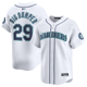 thumbnail image 1 of Camiseta clásica de béisbol local de los Seattle Mariners Cal Raleigh, blanca, con número de estrella bordado.-XL, 1 of 2