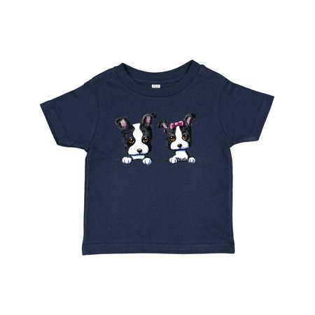 

Inktastic Boston Terriers (Dark Apparel) Gift Toddler Boy or Toddler Girl T-Shirt