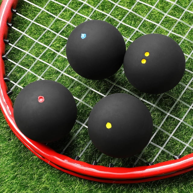 WHAMVOX 4 Pcs Squash Balls For Sports Themed Party Favors To Use At School Events