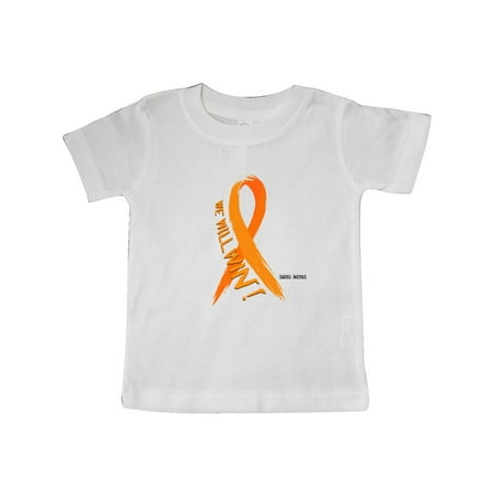 

Inktastic We Will Win Against Leukemia Ribbon Gift Baby Boy or Baby Girl T-Shirt