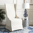 thumbnail image 2 of SAFAVIEH Bacall 20''H Linen Dining Chair Creme, 2 of 7
