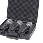 Samson Q6 Dynamic Supercardioid Handheld Mic 3Pk
