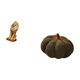 thumbnail image 5 of Escultura De Calabaza De León, Estatua Coleccionable, Adorno De Mesa, Figura Artística, Almohada Decorativa, Cojín De Sofá De Felpa Para Oficina, Hogar, Estantería, Dormitorio, Decoración, 5 of 8