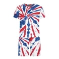 thumbnail image 5 of TIMIFIS Tenues 2 Pcs pour Hommes 4 Juillet Été Décontracté Imprimé Drapeau USA Col Rond Manches Courtes et Shorts - Printemps/été, 5 of 5
