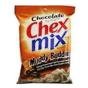 CHEX MIX MUDDY BUDDIES PEANUT BUTTER & CHOCOLATE 4.5 oz Each ( 7 in a Pack )
