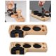 thumbnail image 2 of Espresso Tamper Coffee Distributor Tamper Espresso Stirrer Wood Coffee Tamper Station Wooden Coffee Portafilter Holder, 2 of 4