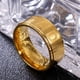 thumbnail image 4 of Anillo de moda con letras para papá, anillo de acero de titanio para hombre, anillo de joyería, 1 pieza Wmkox8yi  sjalhkljlk1674, 4 of 8