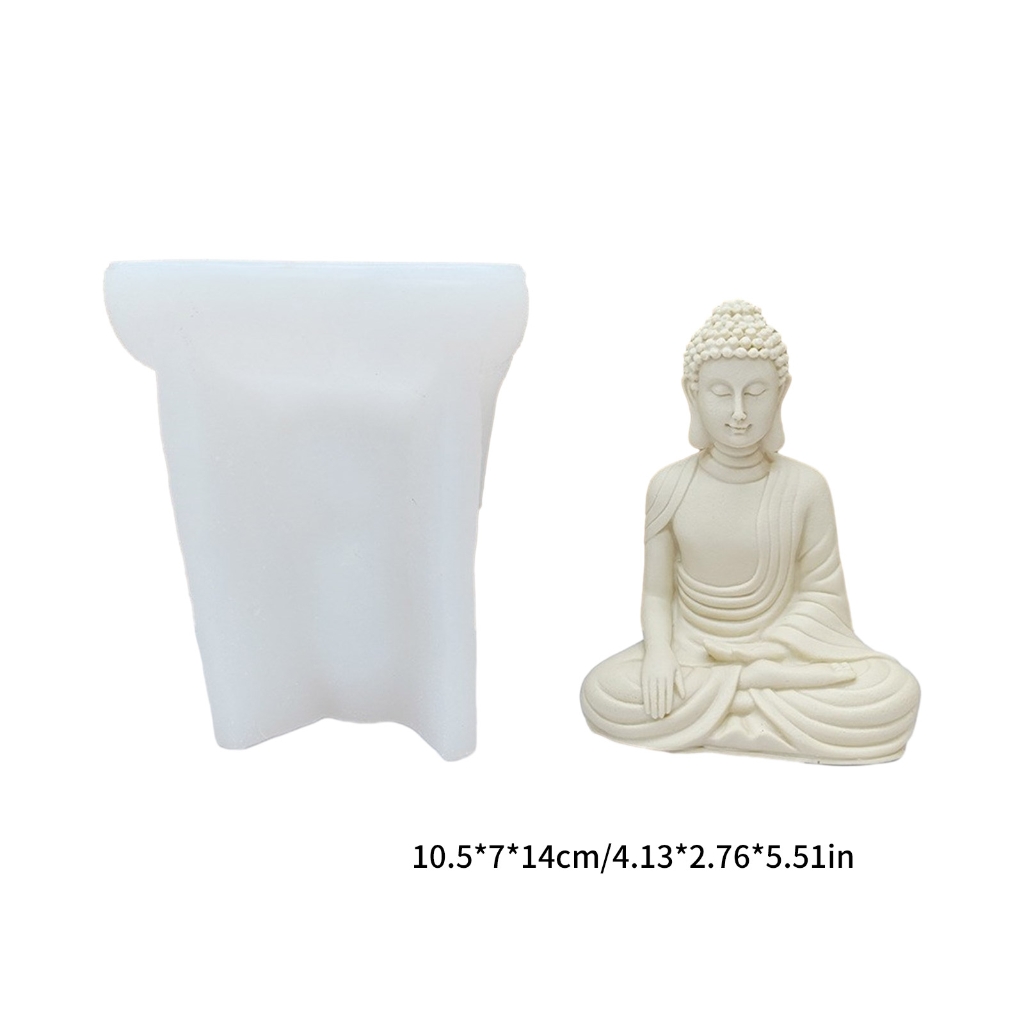 Figure Molds Candle Moulds Buddhas Shape Silicone Crafts Mold Silicone Material