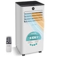 thumbnail image 1 of Aire Acondicionado Portátil 8000 BTU SereneLife, Pequeño, Modo Frio, Calor,  Ventilador, Cobertura de 32 M2, Temporizador de hasta 24 Horas y Kit de Montaje para Ventana Incluido, 1 of 7