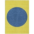 thumbnail image 2 of Addison Rugs Chantille Indoor/Outdoor Transitional Stripes Yellow Washable Rectangle Rug, 8' x 10', 2 of 6