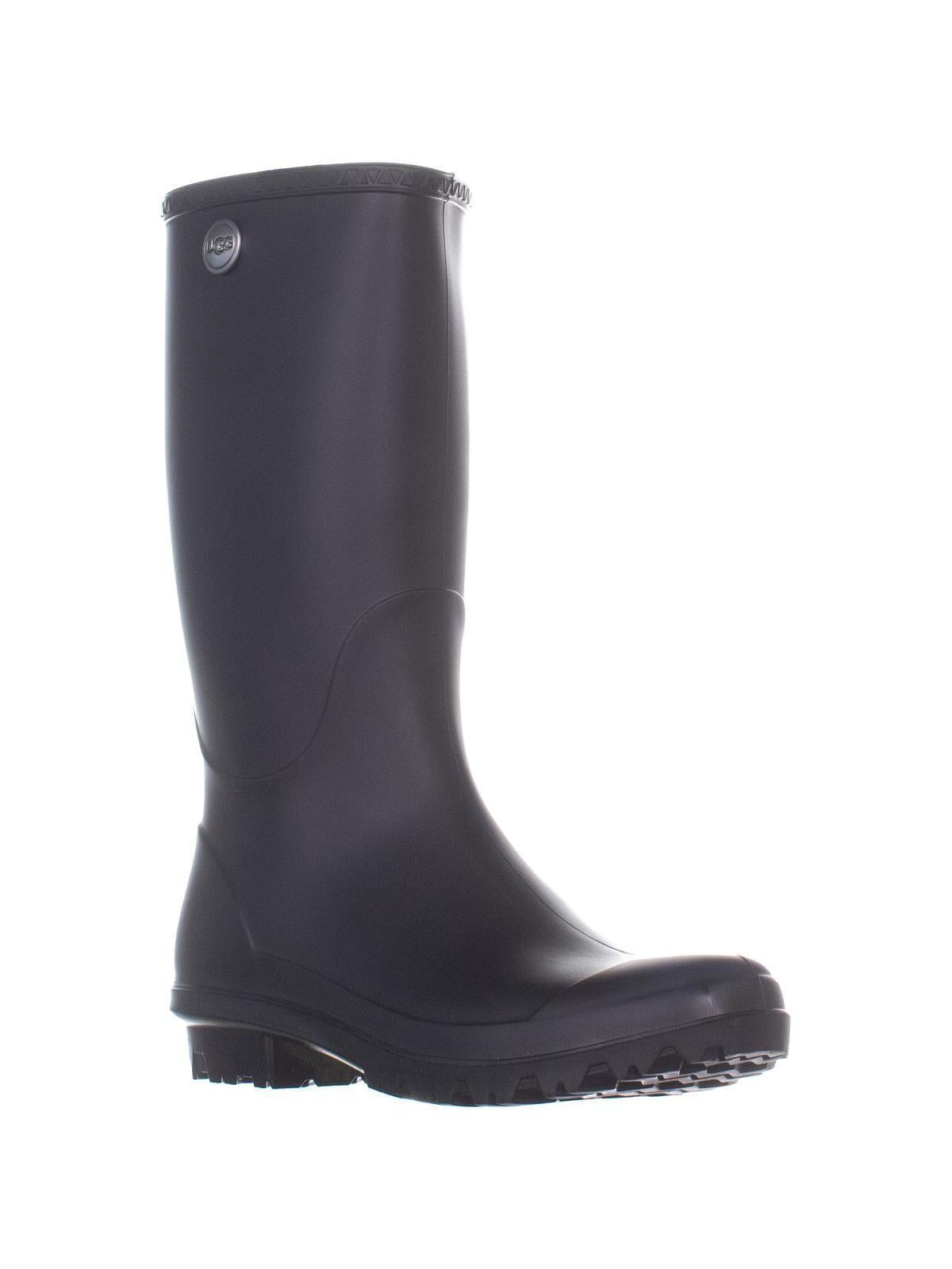 ugg rain boots matte black