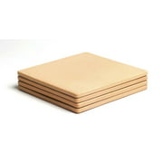 Pizzacraft 7.5" Square ThermaBond Mini Baking/Pizza Stones, Set of 4