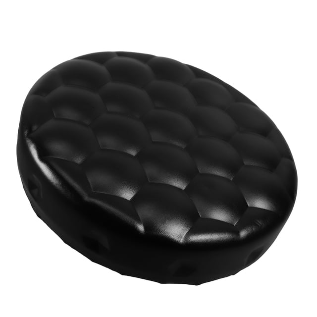FUTUREORYY Repuesto Redondo De Asiento Para Taburete Con Cojín Acolchonado En PU Negro