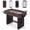 Brown, variant on 54" 4-in-1 Multi Game Table, Swivel Combo Game Table Set with Air Hockey, Foosball, Pool Billiards & Ping Pong, Indoor Arcade Game Table for Kids, Adults, Home & Game Room