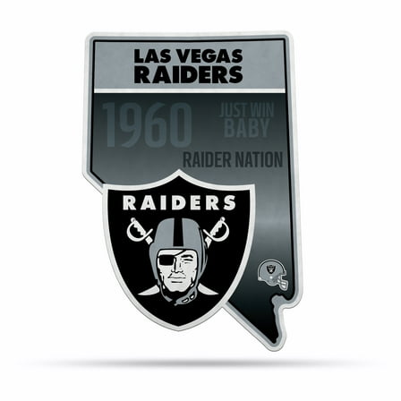 RAIDERS 18" STATE SHAPE PENNANT