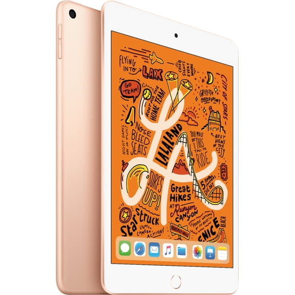 Restored Apple iPad Mini 5th Generation, 256GB, WIFI Unlocked All Carriers - Gold (Refurbished)