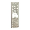 thumbnail image 6 of DecMode Farmhouse Wood Tree and Inspirational Quotes Designed Wall Décor with Glossy Beige Finish, 12"W x 36"H, 6 of 9