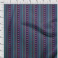 thumbnail image 3 of oneOone Viscose Jersey Fabric Geometric|Stripe & Floral Block Print Fabric By Yard 60 Inch Wide, 3 of 5