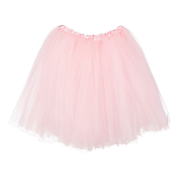 My Lello Big Girls Tutu 3-Layer Ballerina (4T - 10yr) Skirt - Light Pink