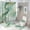 color-4, variant on Colorful Marble Green Gilding (68) 4pcs Shower Curtain Decoration ,modern Home Decoration, Waterproof Shower Curtain