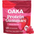 thumbnail image 1 of Gomitas proteicas ipxkwll OAKA 20 g de proteína veganas, 60 gomitas, 1 of 7
