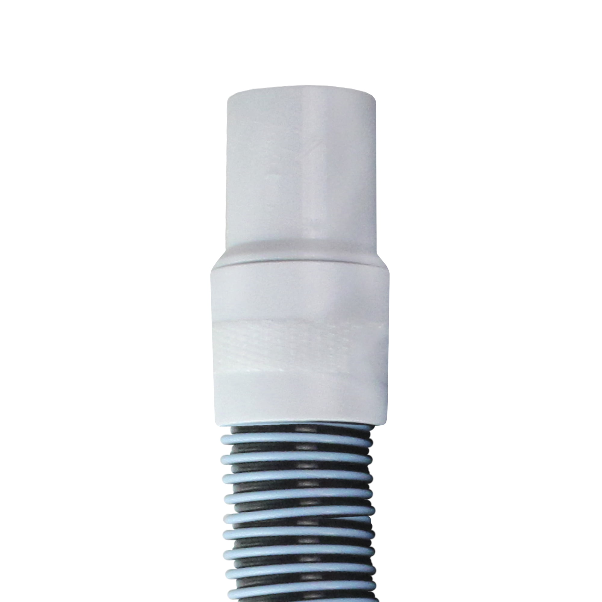 Blue Extruded EVA In-Ground Swimming Pool Vacuum Hose with Swivel Cuff - 25' x 1.5"