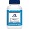 thumbnail image 2 of Suplemento The Vitamin Shoppe de vitamina B12, 500 mcg, 100 cápsulas, 2 of 6