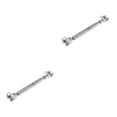 thumbnail image 1 of Youkk Marine 304 Acier Inoxydable Mâchoire/mâchoire Fermé Corps Tourniquet Rigging Vis Argent 10mm 2Set, 1 of 6