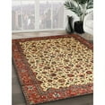 thumbnail image 2 of Ahgly Company Indoor Square Traditional Saffron Red Persian Area Rugs, 3' Square, 2 of 6