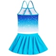 thumbnail image 3 of Lanbubble Girls Tankini Swimsuits Set Criss-Cross 2-Piece Bathing Suits Beach Swimwear 9-10 Years, 3 of 7