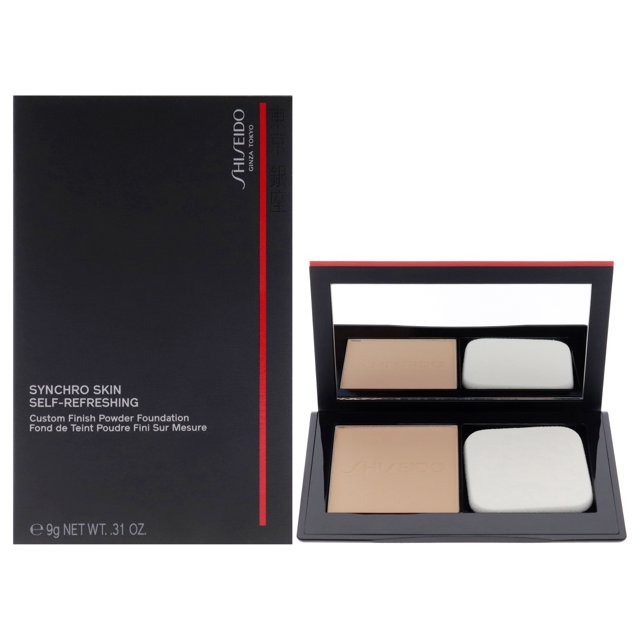Base de maquillaje en polvo auto refrescante Synchro Skin Shiseido 130 Opal para mujeres base de 0,31 oz