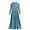 Blue, variant on Lovskoo 2024 Sweater Dress for Women Knitted Dress High Collar Wide Hem Long Waist Slimming Long Sleeves Temperament Sweater Bottoming Skirt Beige