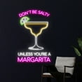 thumbnail image 3 of Handmadetneonsign Don't Be Salty Unless You're A Margarita Led Sign, Margarita Neon Sign, 3 of 5
