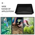 thumbnail image 3 of SEWCHICS 6Pcs Black Square Planter Saucers Plastic Pot Drip Trays with Protective Base Pads, 3 of 8